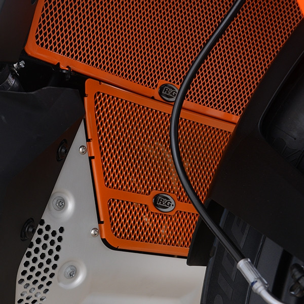 R&G Downpipe Grille for the KTM 790 Adventure '19-'22, KTM 890 Adventure '20-'22 & Husqvarna Norden 901 '22-